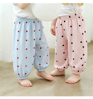Polka Dot Mosquito Pants ドット柄 ロングパンツ【mh0013042】 Beitaoya ロングパンツ・スウェットパンツ
