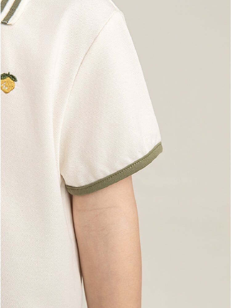 Polo Shirt Shorts Setup 刺繍 ポロシャツ ショートパンツ セットアップ【mh0012740】 YoehYaul 半袖セットアップ
