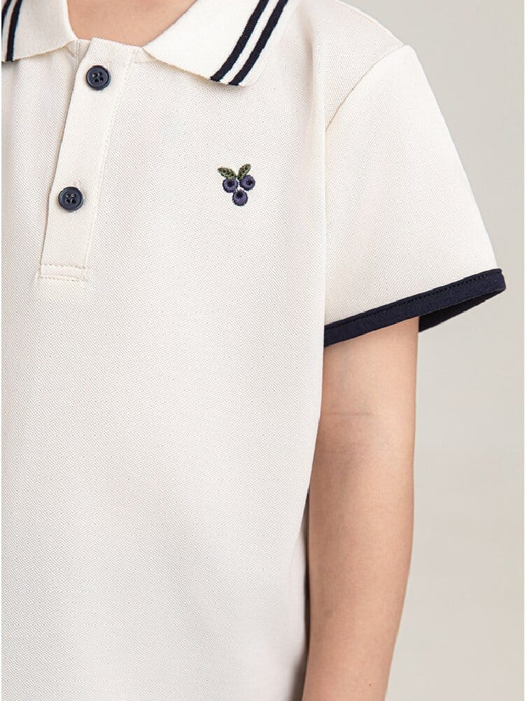 Polo Shirt Shorts Setup 刺繍 ポロシャツ ショートパンツ セットアップ【mh0012740】 YoehYaul 半袖セットアップ