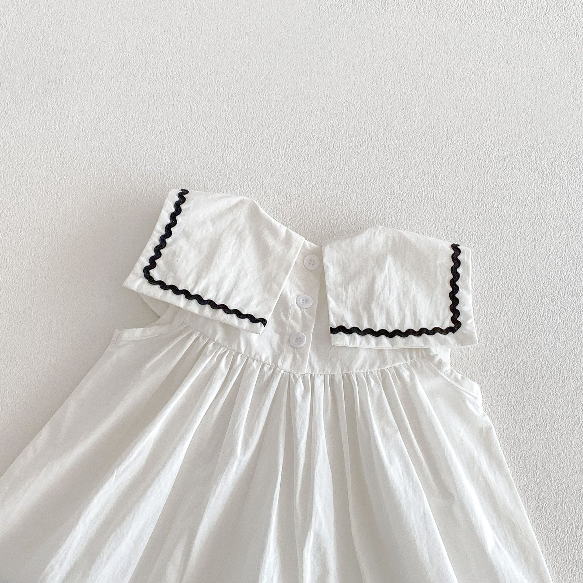 Preppy Bow Navy Princess Dress セーラーカラー リボン 半袖 ワンピース【mh0012714】 angou ノースリーブワンピース