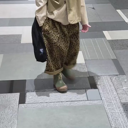 レオパード柄ワイドデニムパンツ【mh0010904】