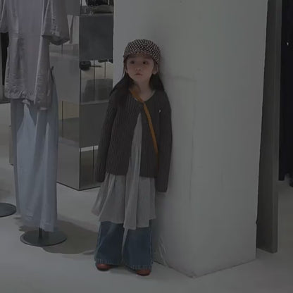 Ribbed knit cardigan [mh0010905]