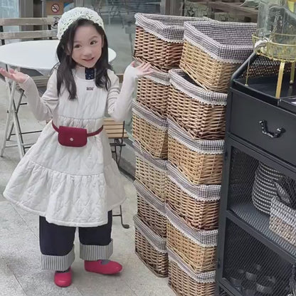 キルティングノースリーブワンピース【mh0010907】