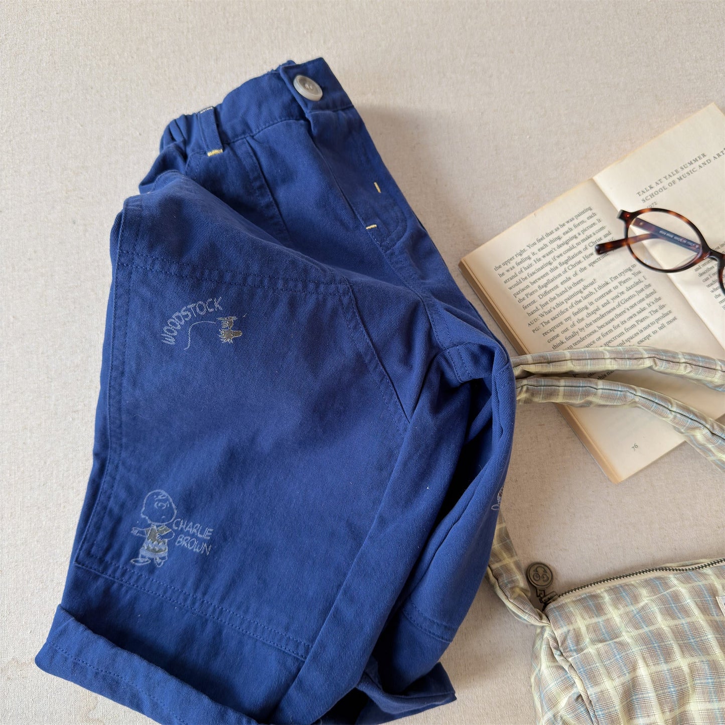 Print Cotton Tapered Pants プリント コットン テーパードパンツ【mh0012457】 ADbaby ロングパンツ・スウェットパンツ