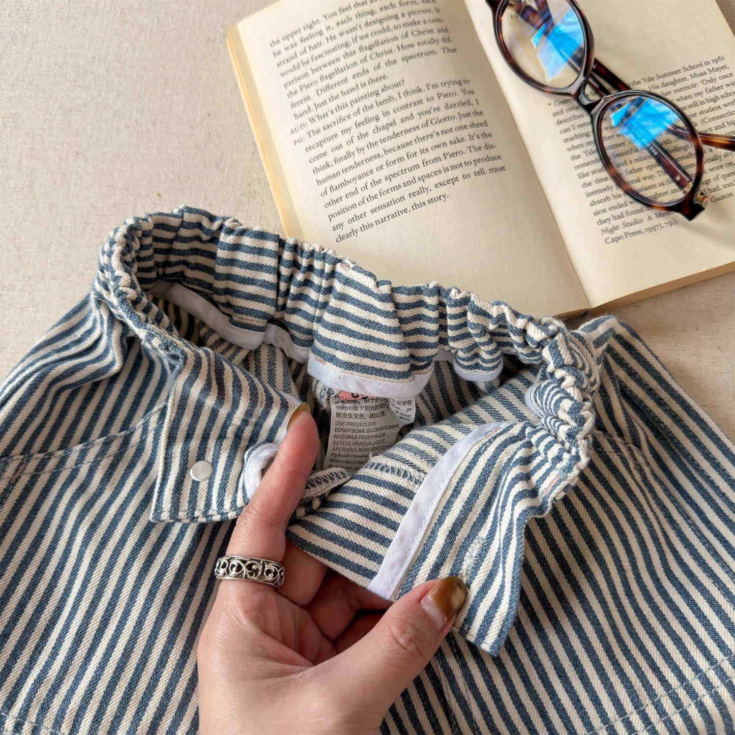 Print Cotton Tapered Pants プリント コットン テーパードパンツ【mh0012457】 ADbaby ロングパンツ・スウェットパンツ