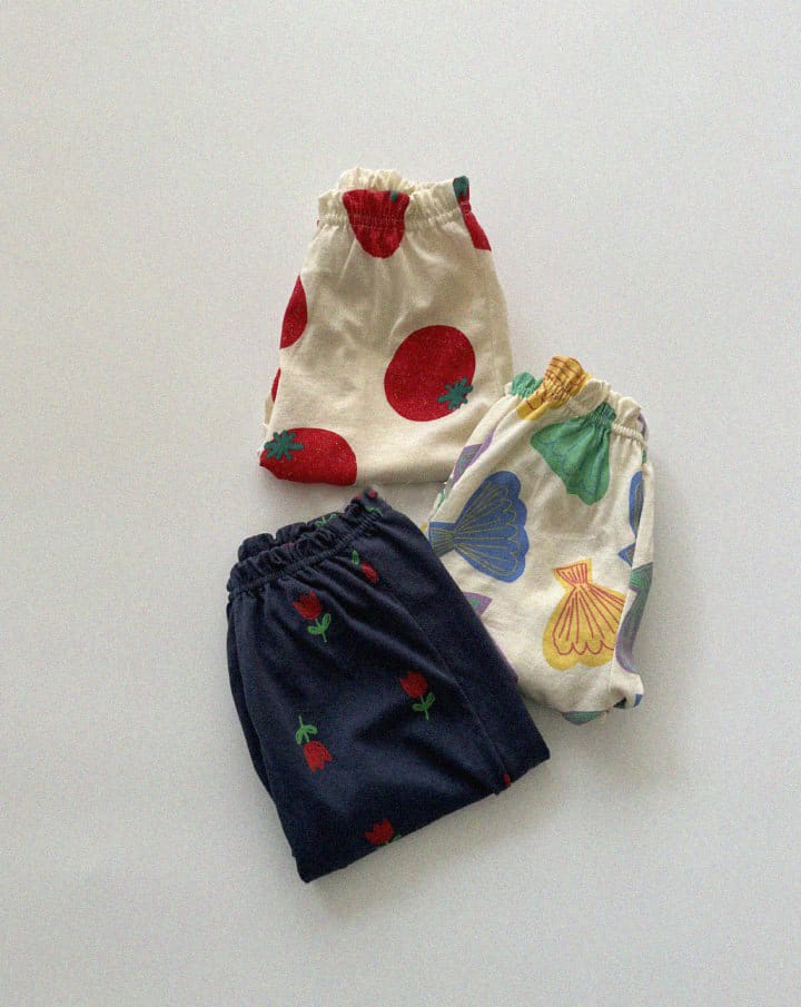 Print Loose Pants サマー プリント ルーズパンツ【mh0005601】 angou ロングパンツ・スウェットパンツ