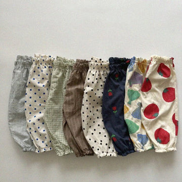 Print Loose Pants サマー プリント ルーズパンツ【mh0005601】 angou ロングパンツ・スウェットパンツ