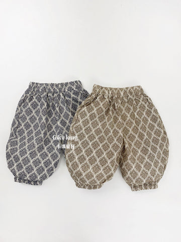Printed Balloon Pants アラベスク ロングパンツ【mh0013472】 Gikv king ロングパンツ・スウェットパンツ