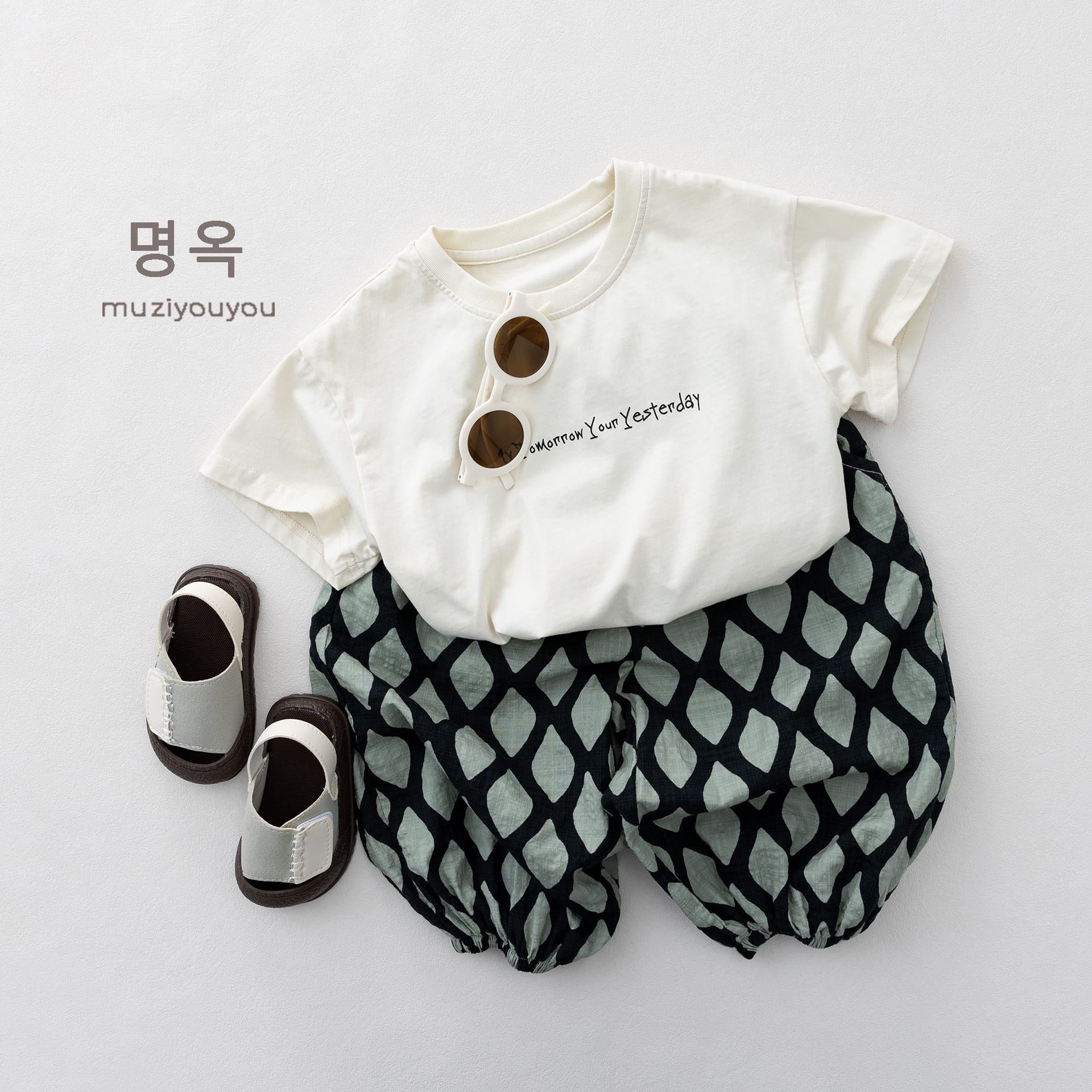 Printed Breathable Bloomers コクーン ルーズパンツ【mh0013138】 명옥 muziyouyou ロングパンツ・スウェットパンツ