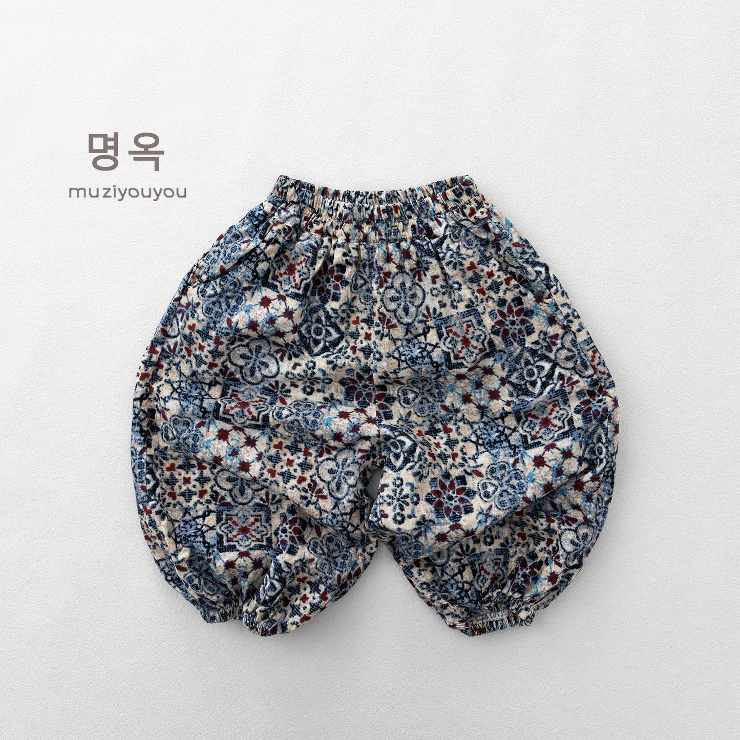 Printed Breathable Bloomers コクーン ルーズパンツ【mh0013138】 명옥 muziyouyou ロングパンツ・スウェットパンツ