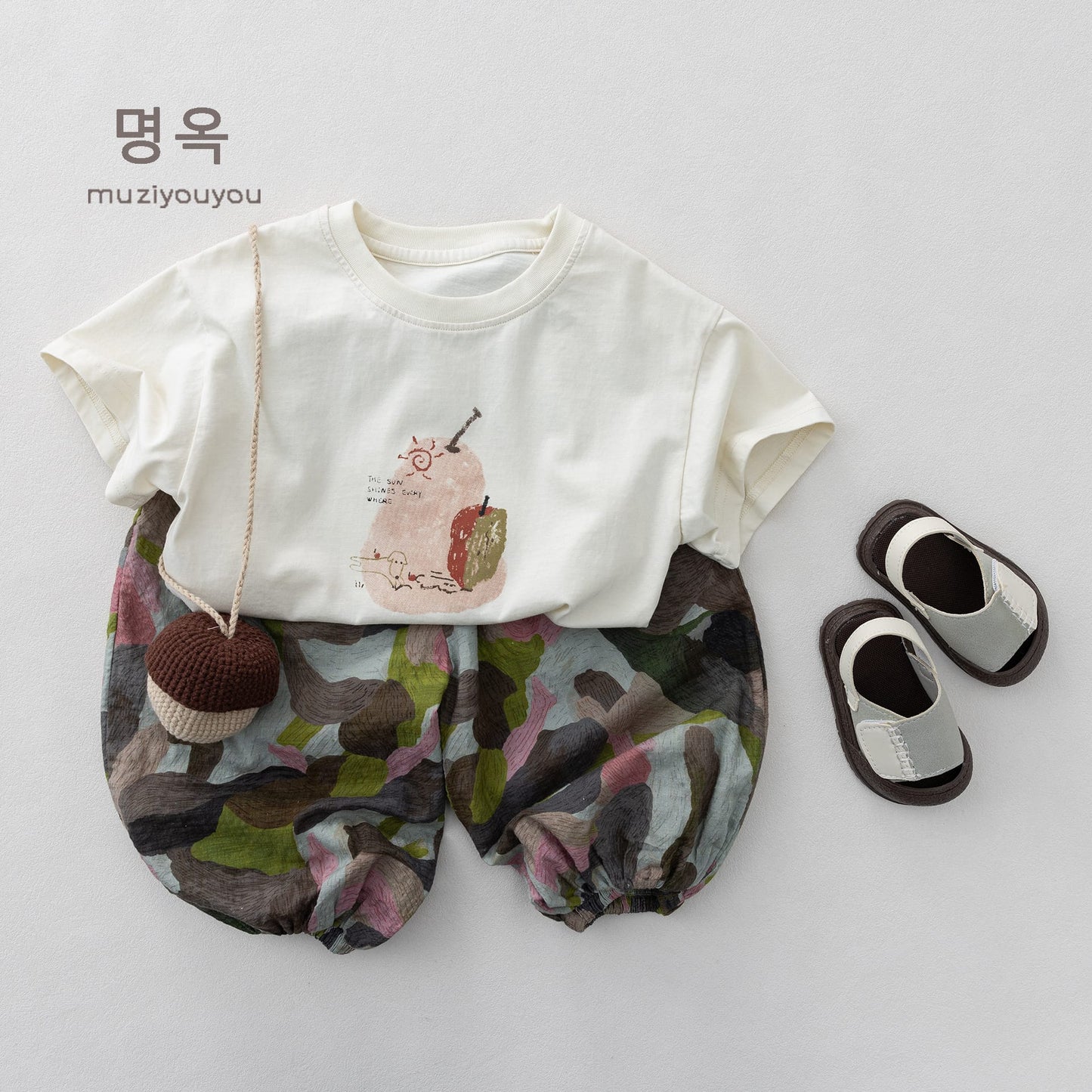 Printed Breathable Bloomers コクーン ルーズパンツ【mh0013138】 명옥 muziyouyou ロングパンツ・スウェットパンツ