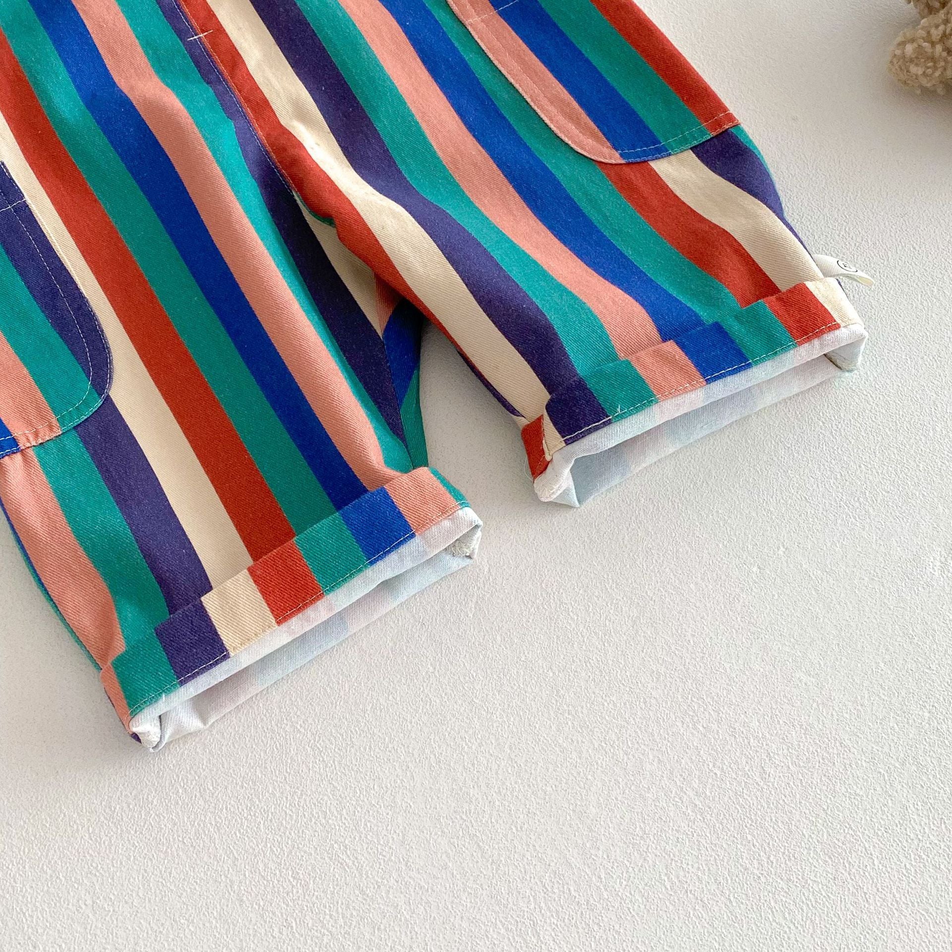 Printed Cotton Overalls プリント オーバーオール【mh0012337】 Beitaoya