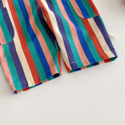 Printed Cotton Overalls プリント オーバーオール【mh0012337】 Beitaoya