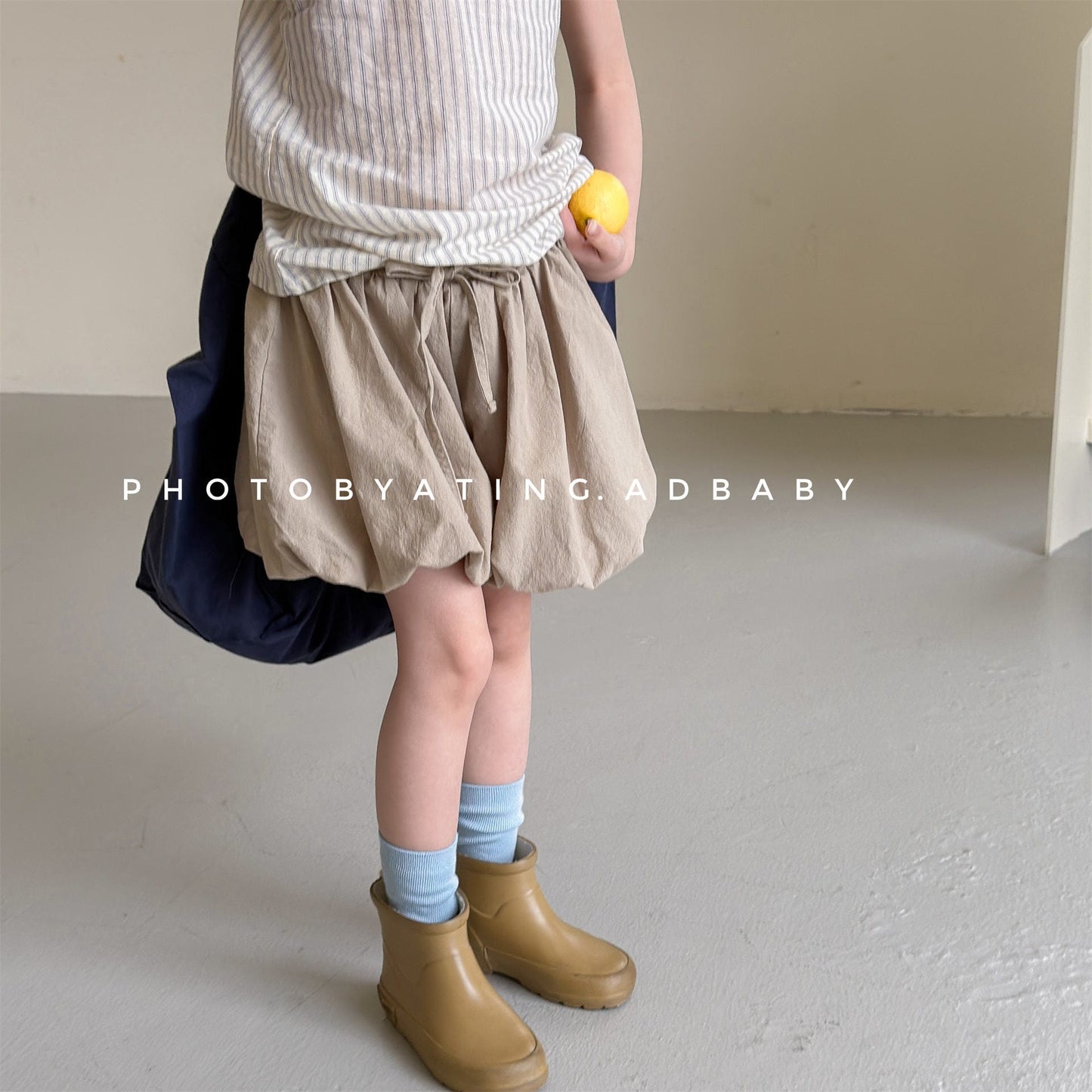Puff Silhouette Bloomer Shorts パフシルエット ショートパンツ【mh0013232】 ADbaby ハーフパンツ・ショートパンツ