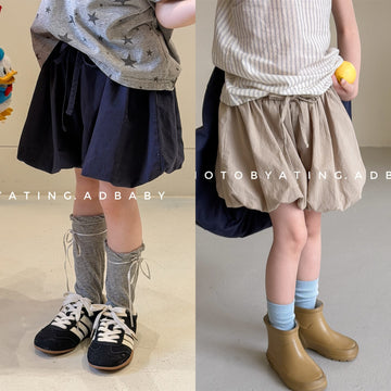 Puff Silhouette Bloomer Shorts パフシルエット ショートパンツ【mh0013232】 ADbaby ハーフパンツ・ショートパンツ