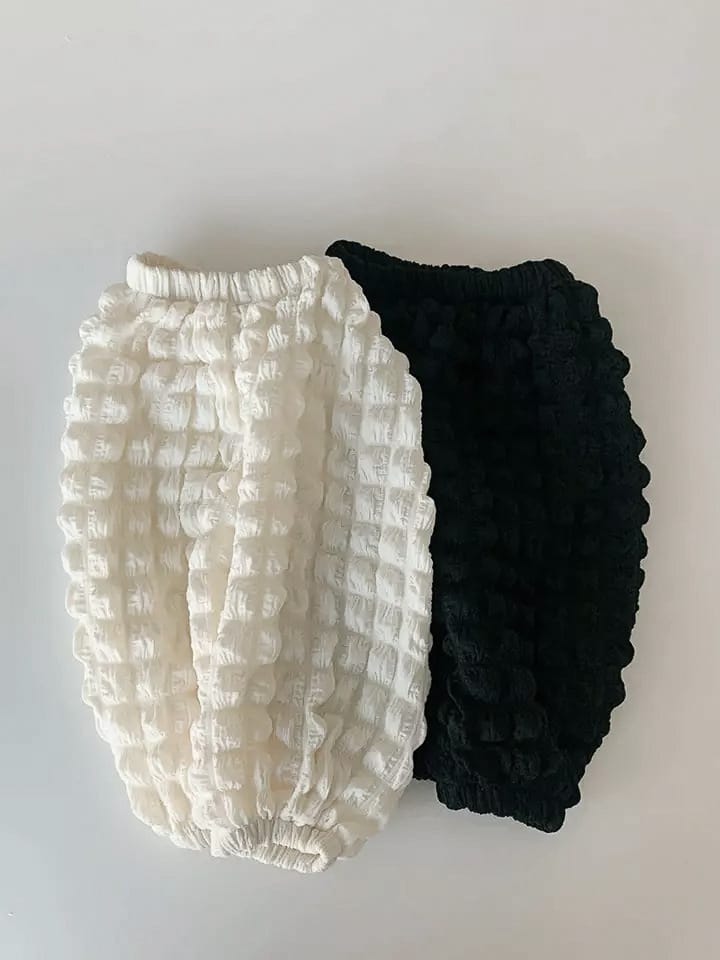 Puff Textured Lightweight Pants 無地 ポコポコ ロングパンツ【mh0012671】 BBAMMA ロングパンツ・スウェットパンツ