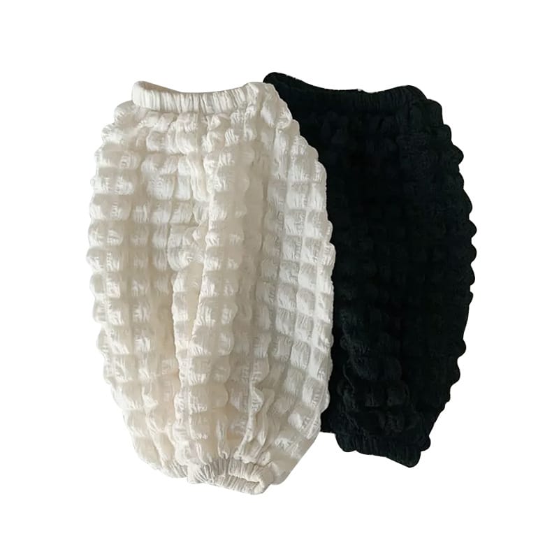 Puff Textured Lightweight Pants 無地 ポコポコ ロングパンツ【mh0012671】 BBAMMA ロングパンツ・スウェットパンツ