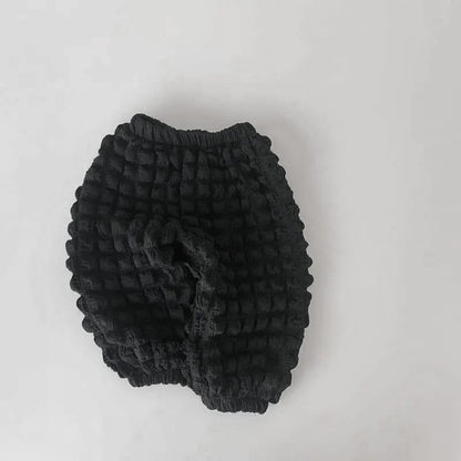 Puff Textured Lightweight Pants 無地 ポコポコ ロングパンツ【mh0012671】 Black / 73cm BBAMMA ロングパンツ・スウェットパンツ