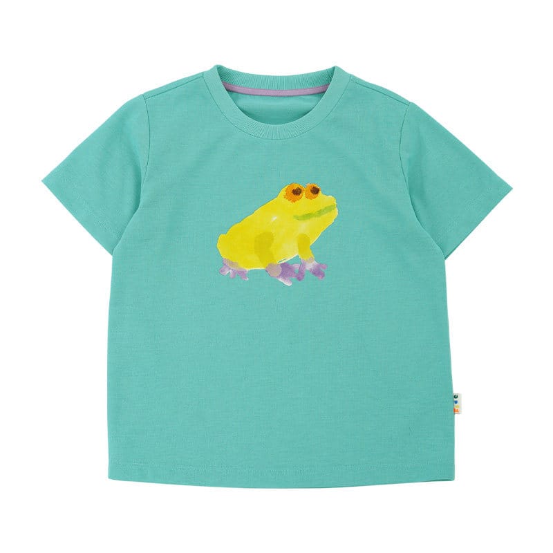 Quick-Drying Short Sleeve T-shirt プリント 半袖Tシャツ【mh0013103】 Green / 100cm RICE & SKY 半袖Tシャツ