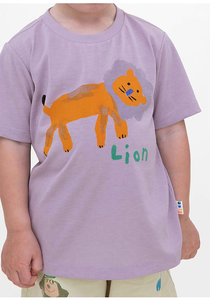 Quick-Drying Short Sleeve T-shirt プリント 半袖Tシャツ【mh0013103】 RICE & SKY 半袖Tシャツ