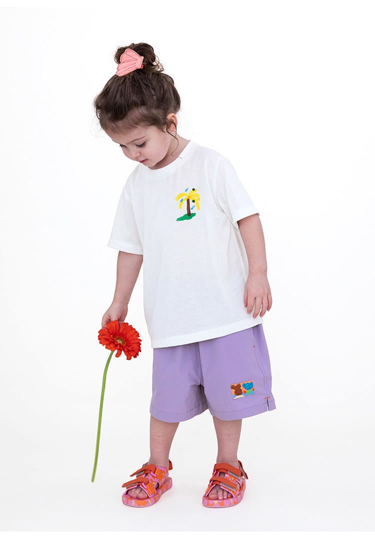 Quick-Drying Short Sleeve T-shirt プリント 半袖Tシャツ【mh0013103】 RICE & SKY 半袖Tシャツ