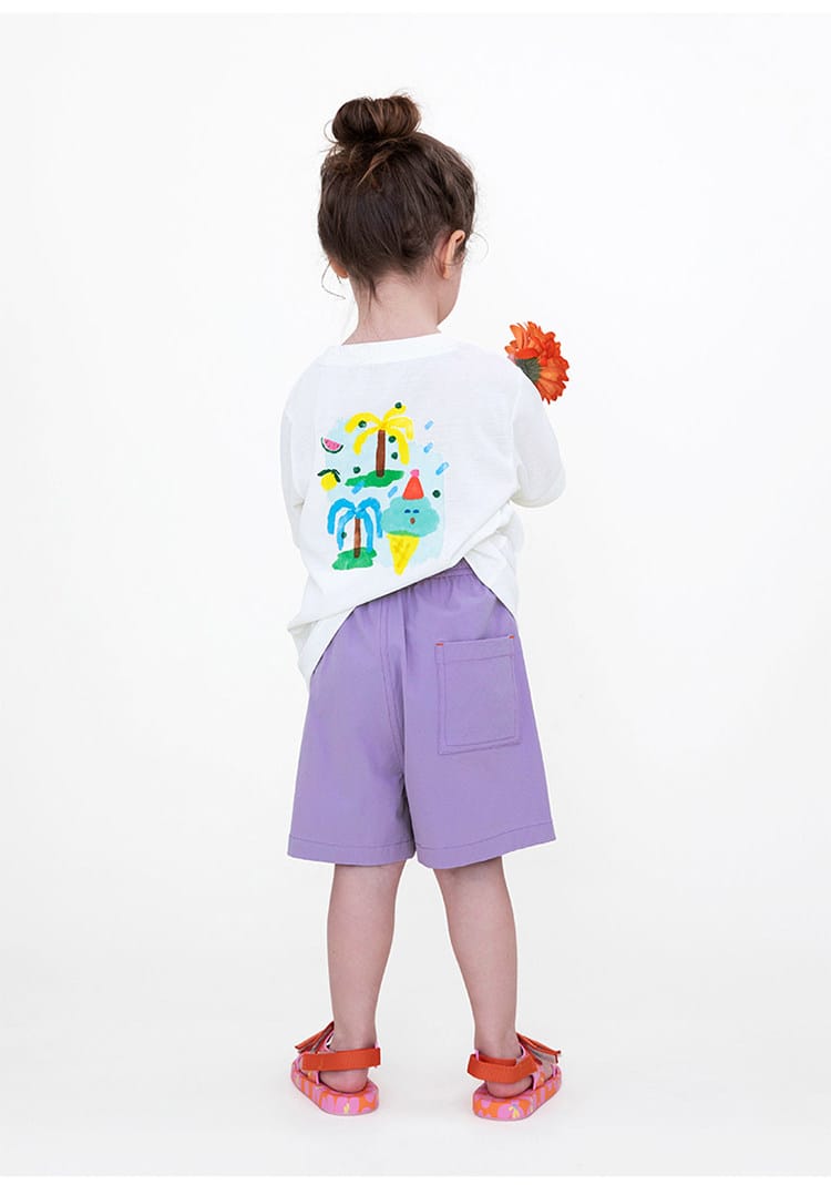 Quick-Drying Short Sleeve T-shirt プリント 半袖Tシャツ【mh0013103】 RICE & SKY 半袖Tシャツ