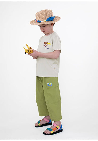 Quick-Drying Short Sleeve T-shirt プリント 半袖Tシャツ【mh0013103】 RICE & SKY 半袖Tシャツ