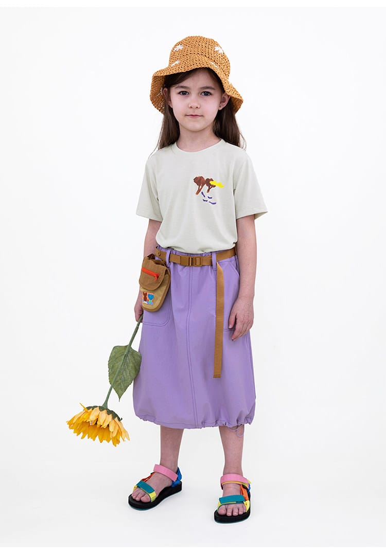 Quick-Drying Short Sleeve T-shirt プリント 半袖Tシャツ【mh0013103】 RICE & SKY 半袖Tシャツ