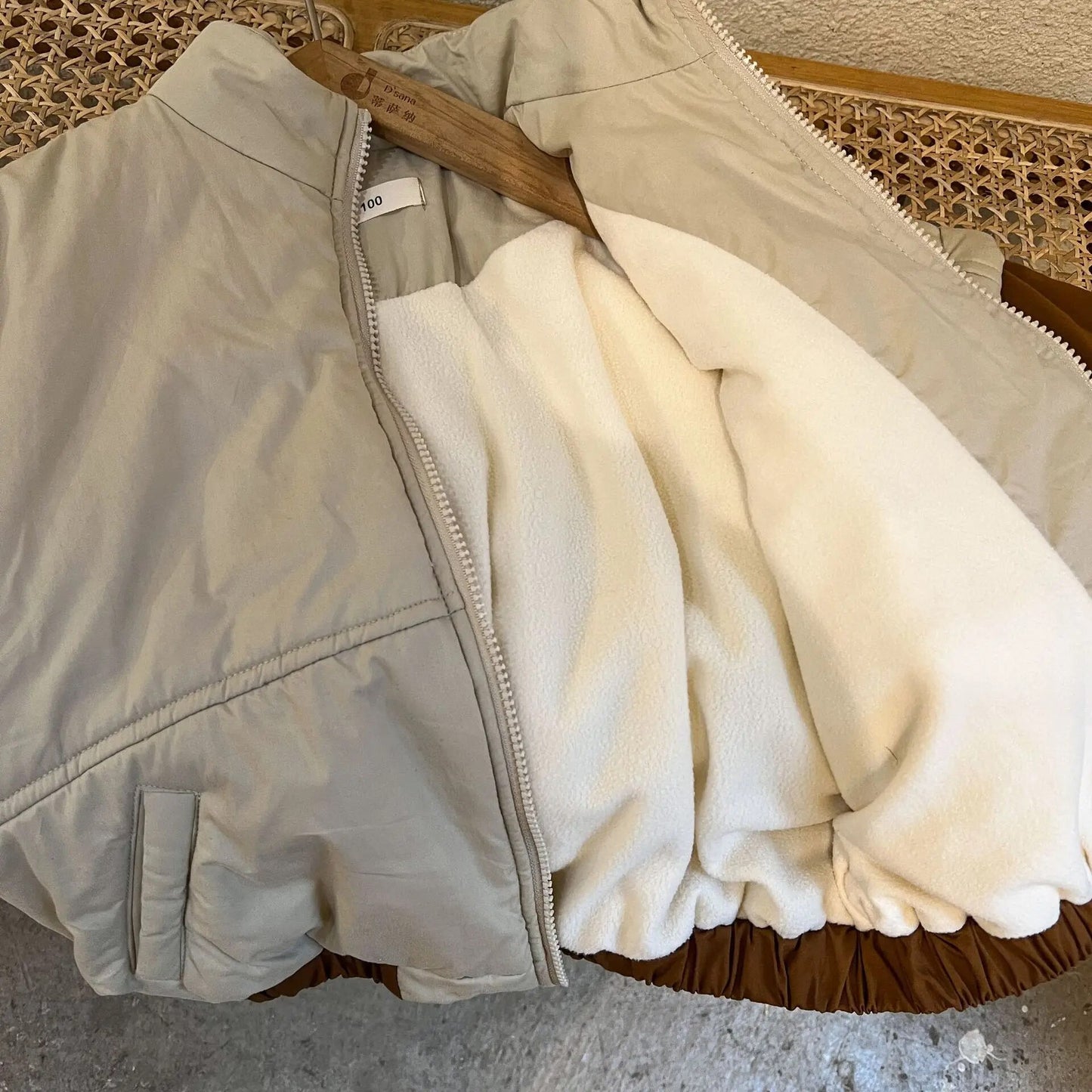 ショートコート・ジャケット・ジャンパー キッズアウター ジャケット コート パッチワーク 裏フリース アーミーグリーン アプリコット 2カラー ボーイズ 男の子 子供服【mh0003170】