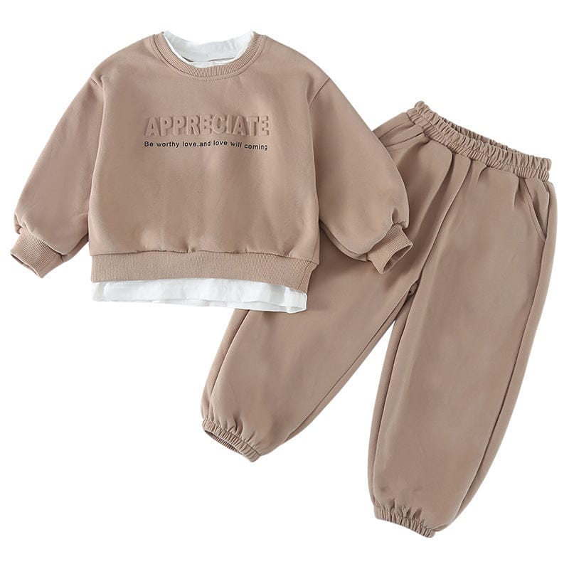 長袖セットアップ エンボスロゴ長袖スウェットセットアップ 2点セット【mh0010493】