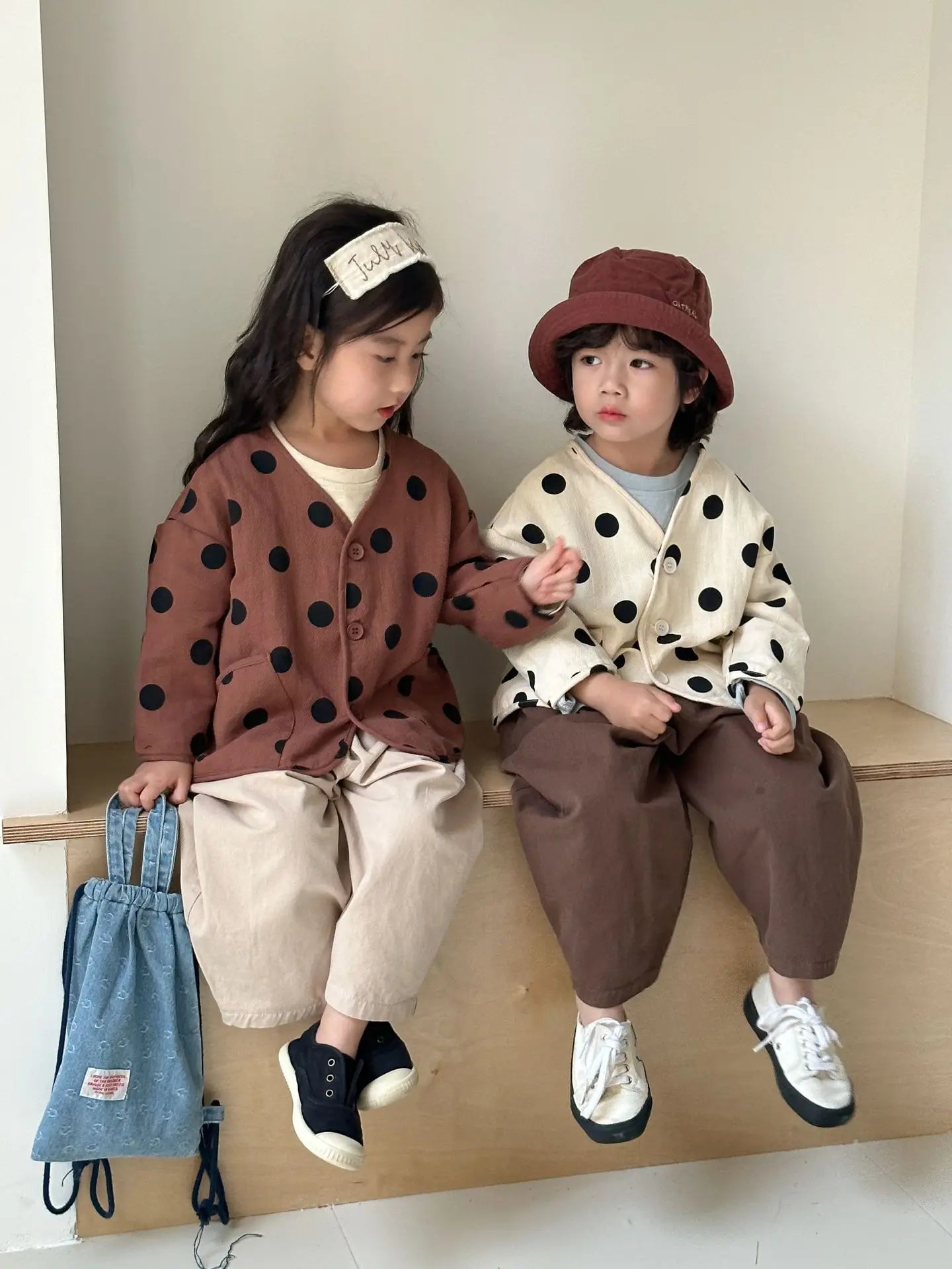 ロングパンツ・スウェットパンツ キッズパンツ ポケットロゴプリントロングワイドルーズパンツ【mh-0008775】