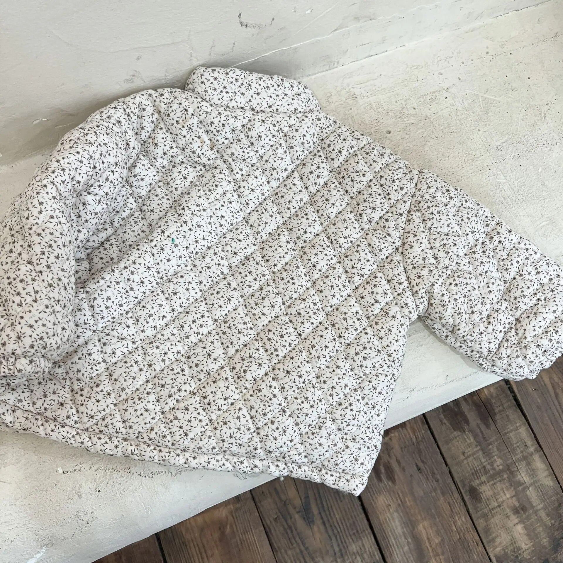 ショートコート・ジャケット・ジャンパー キッズアウター キルティングジャケット コート フラワー 小花柄プリント ガールズ 女の子 子供服【mh0003173】