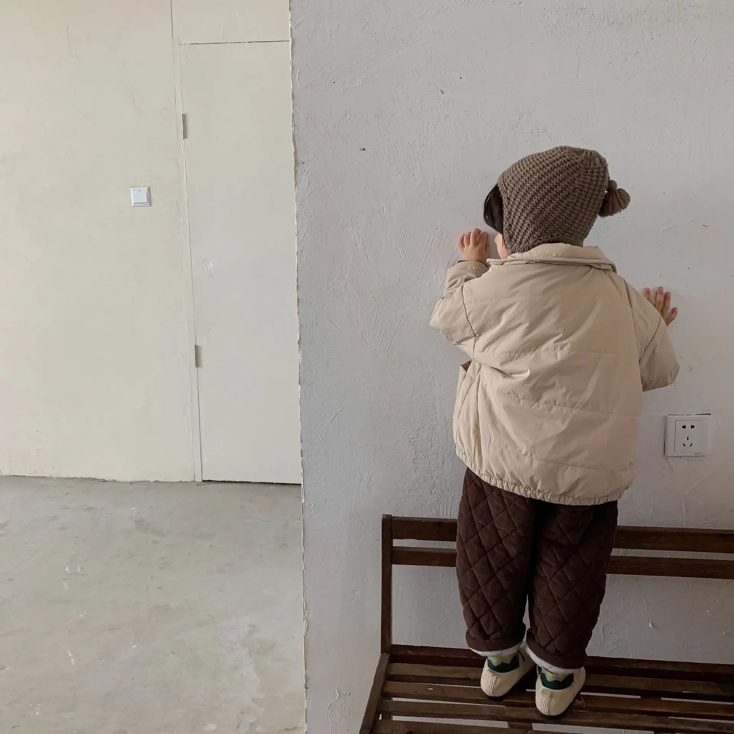 ショートコート・ジャケット・ジャンパー キッズアウター 裏ボアフリースパデッドジャケットコート【mh0007792】