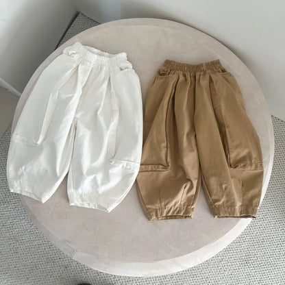 ロングパンツ・スウェットパンツ キッズパンツ ビッグポケットロングルーズパンツ【mh0008647】