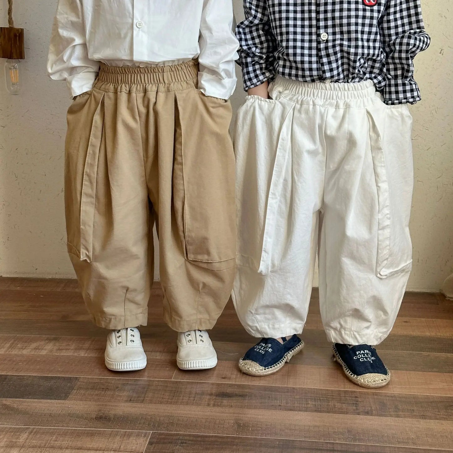 ロングパンツ・スウェットパンツ キッズパンツ ビッグポケットロングルーズパンツ【mh0008647】