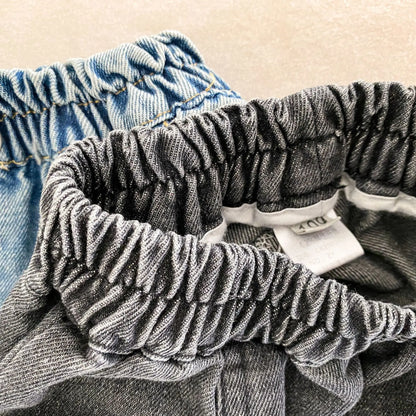 デニムパンツ キッズパンツ シンプルベーシックデニムロングパンツ【mh0008773】