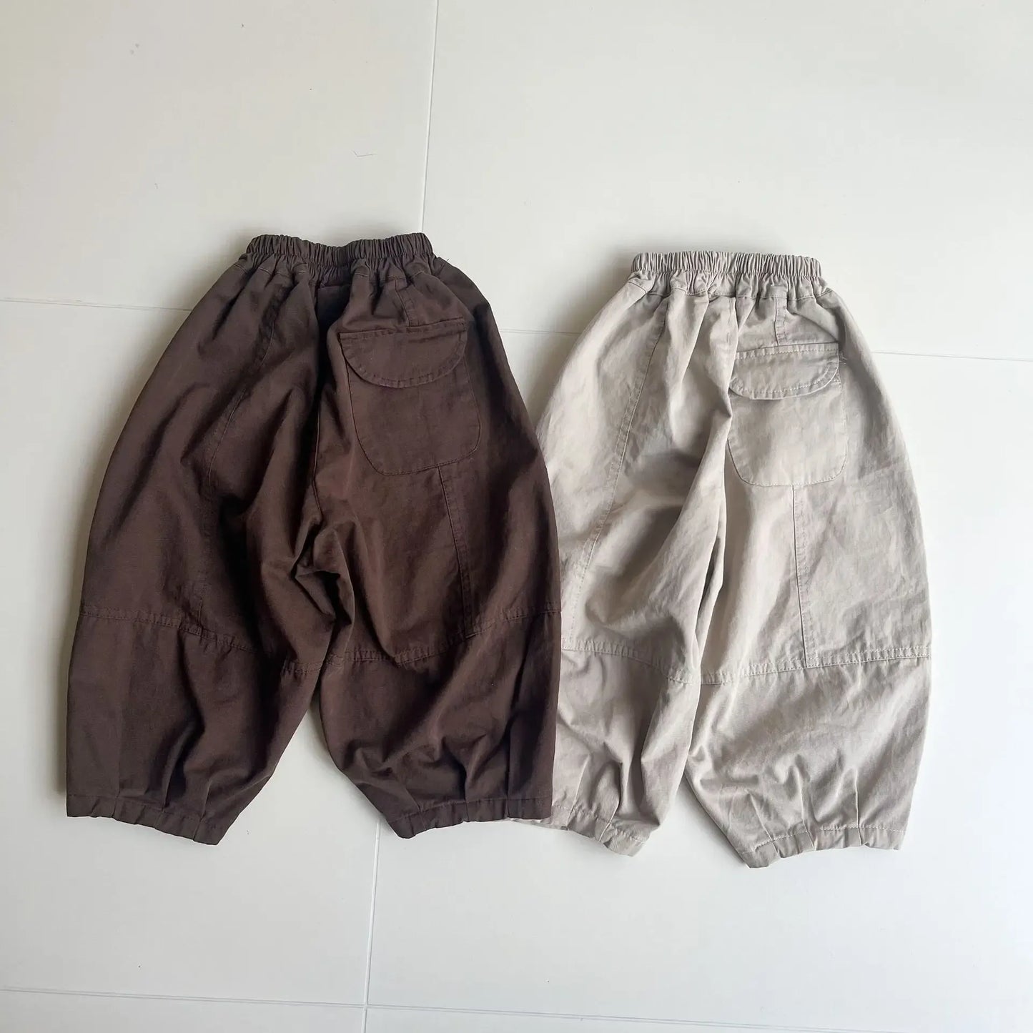 ロングパンツ・スウェットパンツ キッズパンツ シンプルベーシックデイリーロングルーズパンツ【mh0008823】