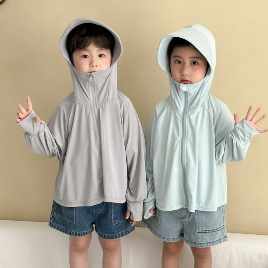 ショートコート・ジャケット・ジャンパー ビッグバイザーフードサンスクリーンジャケット【mh0009827】