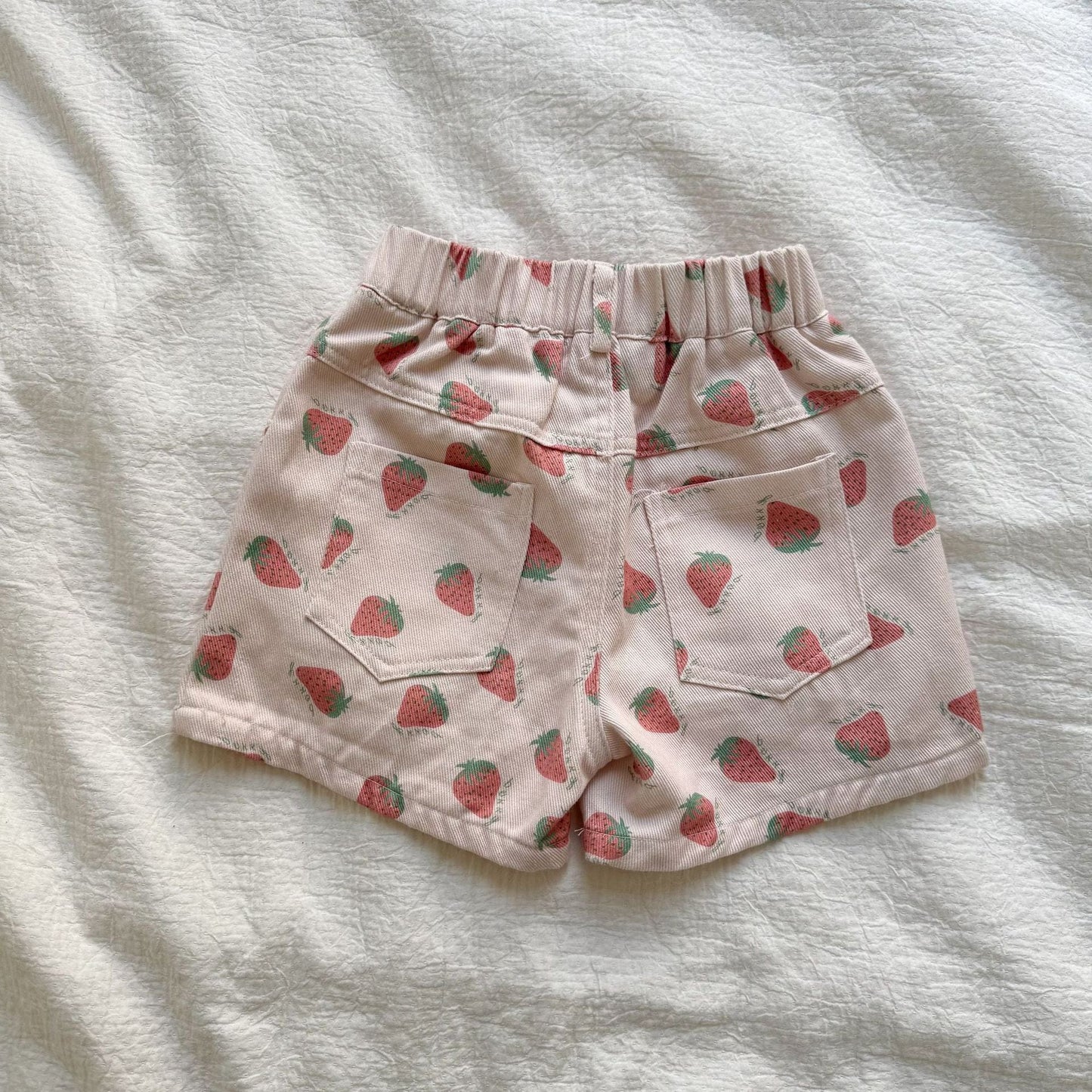 ハーフパンツ・ショートパンツ いちご/レターロゴプリントショートパンツ【mh0010185】