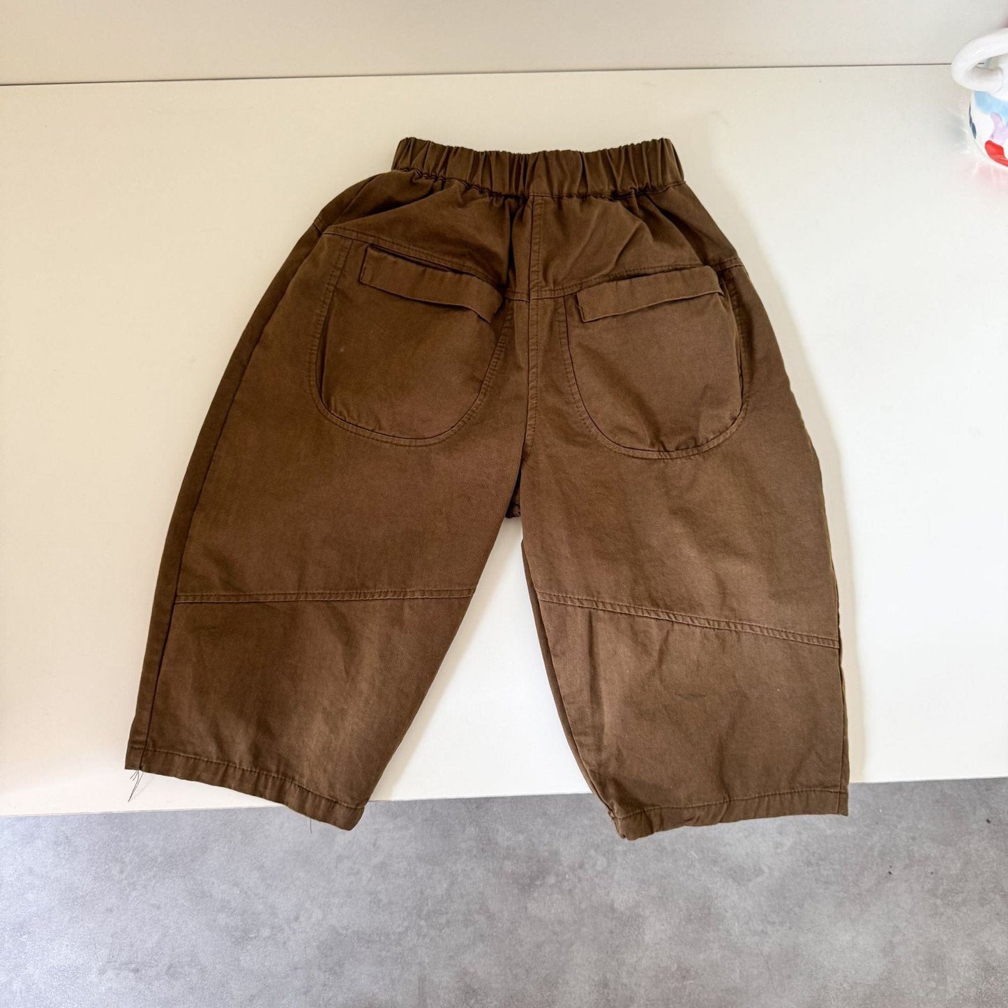 ロングパンツ・スウェットパンツ ポケットアクセントロングルーズパンツ【mh0010497】