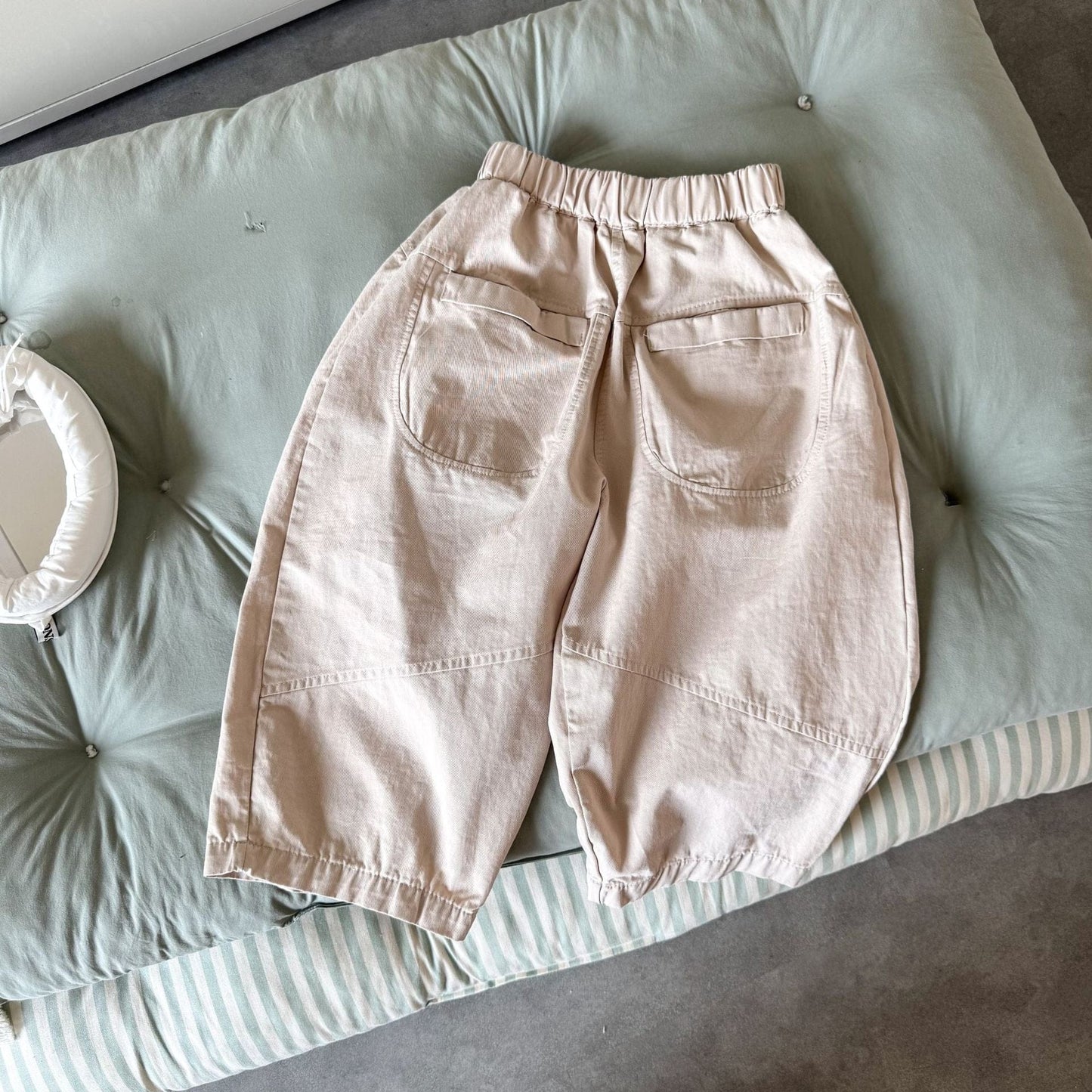 ロングパンツ・スウェットパンツ ポケットアクセントロングルーズパンツ【mh0010497】