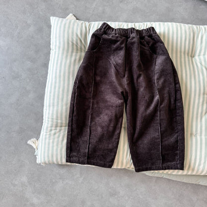 ロングパンツ・スウェットパンツ コーデュロイワイドルーズロングパンツ【mh0010499】