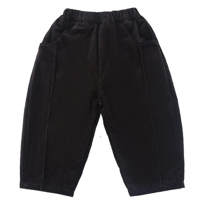 ロングパンツ・スウェットパンツ コーデュロイワイドルーズロングパンツ【mh0010499】