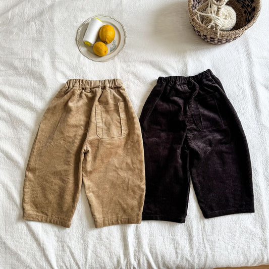 ロングパンツ・スウェットパンツ コーデュロイワイドルーズロングパンツ【mh0010499】