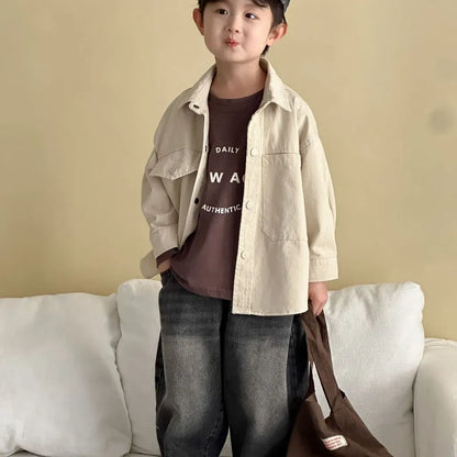 長袖シャツ・ブラウス ビッグポケットワーク長袖シャツジャケット【mh0011241】