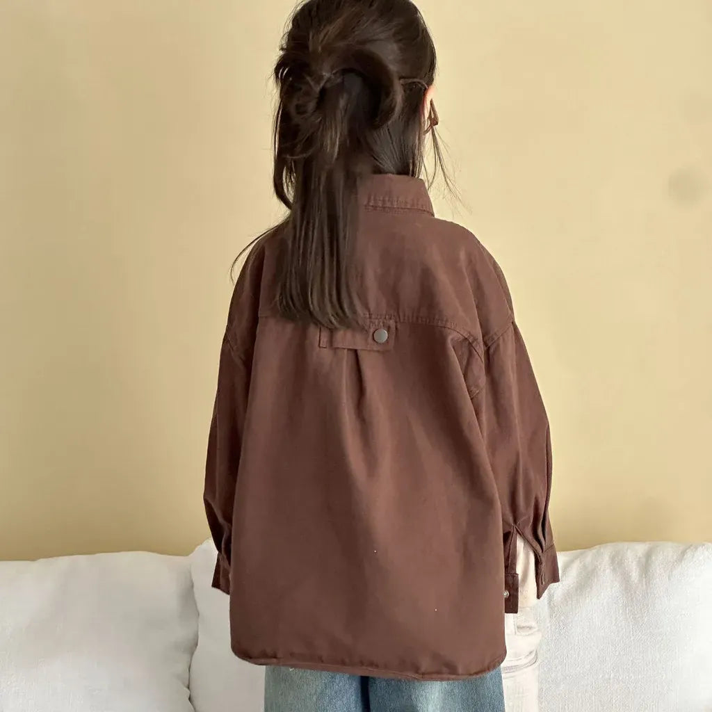 長袖シャツ・ブラウス ビッグポケットワーク長袖シャツジャケット【mh0011241】