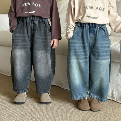 デニムパンツ バックロゴ刺繍バルーンデニムパンツ【mh0011248】