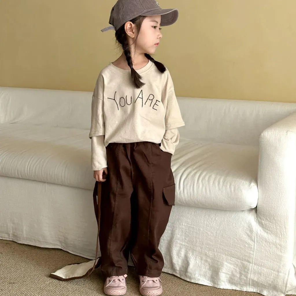 ロングパンツ・スウェットパンツ ワイドシルエットカーゴパンツ【mh0011250】