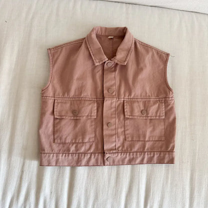 ベスト Pink / 80cm ビッグポケットワークベスト【mh0011233】