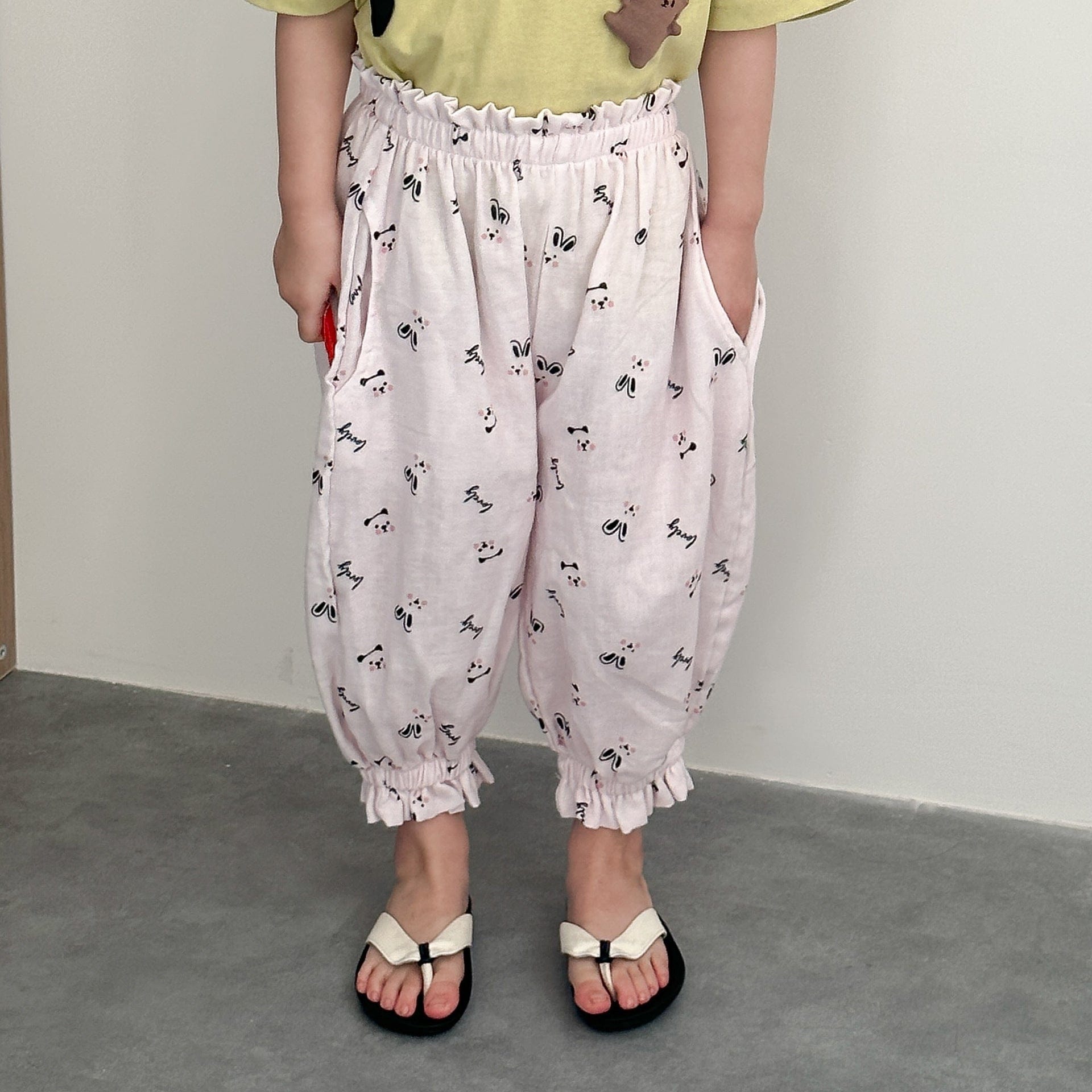 ロングパンツ・スウェットパンツ rabbits / 80cm プリント柄サマーイージーパンツ【mh0009825】